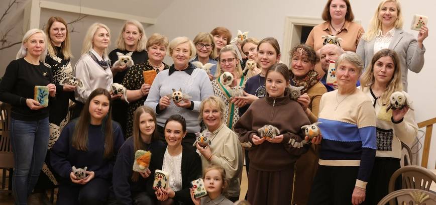 D. Nausėdienė's toy creation campaign "Winged Years of Wisdom, Knowledge and Creativity".