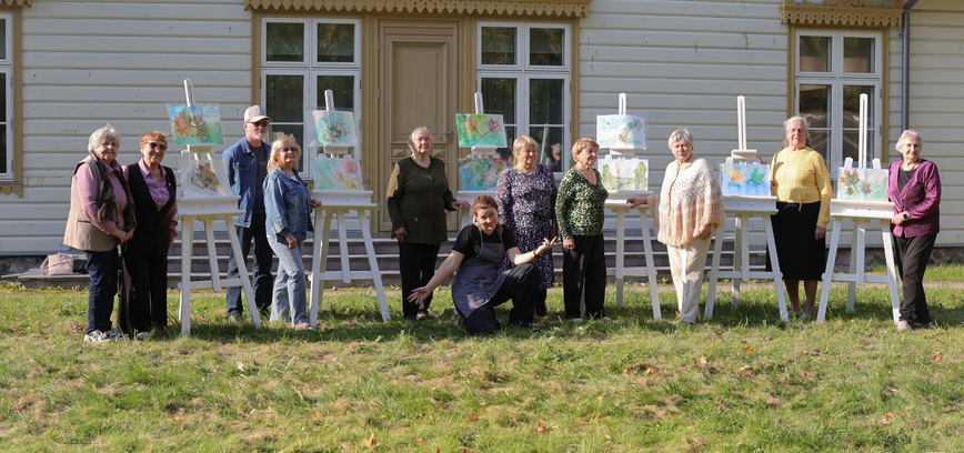 Senjorų dieną Kuršėnų dvare liejosi akvarelės spalvos 2026