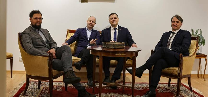 We were visited by Member of the European Parliament Aurelijus Veryga and his team