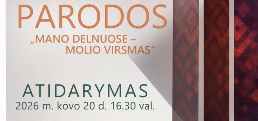 Opening of the exhibition of ceramic works by folk artist Gitana Morkienė 